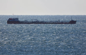 FILE PHOTO: A crude oil tanker sails in Nakhodka Bay