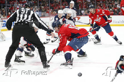 Folhapress - Fotos - NHL: Columbus Blue Jackets At Washington Capitals