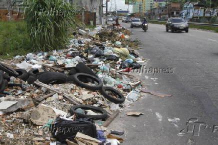 Folhapress Fotos Lixo nas Ruas de Belém