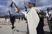 French President Macron commemorates WWII resistance fighters in the Vercors