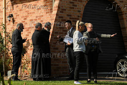 Aftermath of a knife attack at the Assyrian Christ The Good Shepherd Church, in Sydney