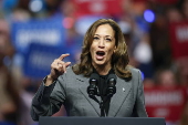 US Vice President Harris Campaigns in Madison, Wisconsin