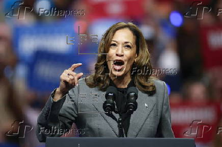 US Vice President Harris Campaigns in Madison, Wisconsin