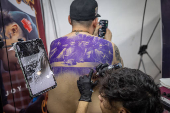 Tatuadores de todo el continente exhiben su arte en Guatemala