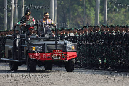 Security preparation before the Inauguration of President-elect Prabowo Subianto and Vice President-elect Gibran Rakabuming Raka in Jakarta