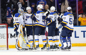 NHL: St. Louis Blues at New York Rangers