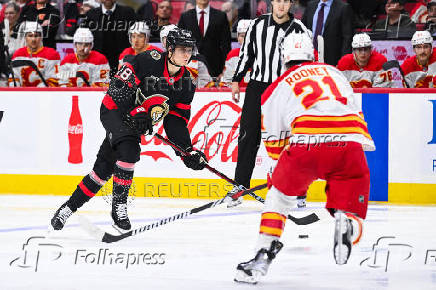 NHL: Calgary Flames at Ottawa Senators