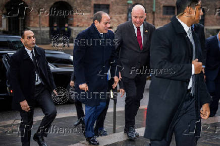 Royal Couple's gala dinner for Egypt's president at Christiansborg Palace in Copenhagen