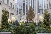 Arvore de Natal do Rockefelller center em Nova York