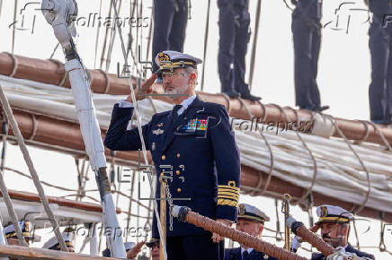 La princesa Leonor zarpa en el Juan Sebastin Elcano