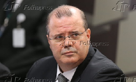 O presidente do Banco Central, Alexandre Tombini, em audincia da CAE