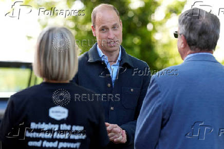 Britain's Prince William visits Surrey and West London