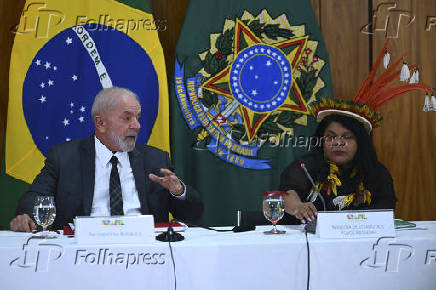 Lula recebe lideranas indgenas