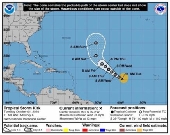 La tormenta tropical Kirk avanza por el Atlntico con miras a convertirse en un huracn