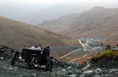 Motoring enthusiasts take part in the annual VSCC Lakeland Trial at Honister Slate Mine, in Keswick