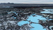 Volcano eruption near Grindavik