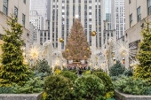 Arvore de Natal do Rockefelller center em Nova York