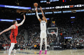 NBA: Portland Trail Blazers at San Antonio Spurs