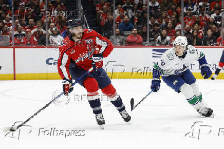 NHL: Vancouver Canucks at Washington Capitals