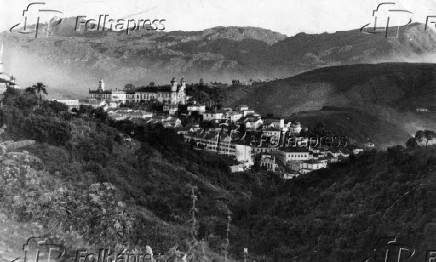 Vista da ciade de Ouro Preto (MG).