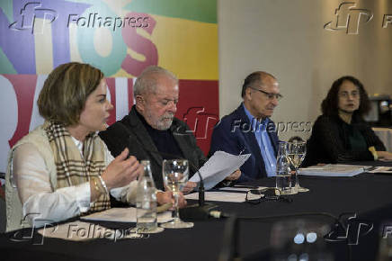 Primeira reunio da coordenao geral da coligao Lula-Alckmin, em So Paulo