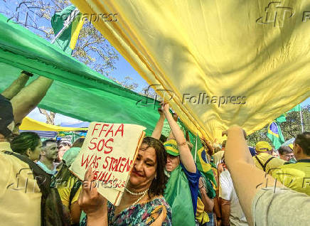 Folhapress Fotos Bolsonaristas Protestam Em Frente Ao Comando