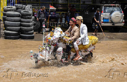 Flood due to heavy rains in Sanaa