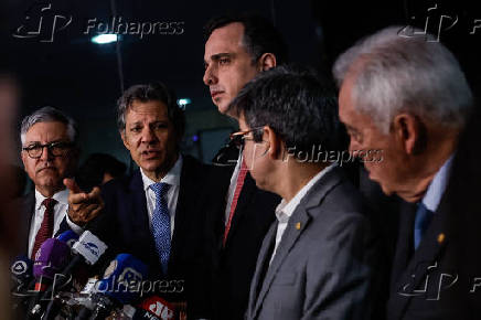 Haddad se rene com Pacheco no Congresso Nacional