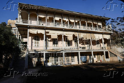 A view of the French Embassy in Damascus