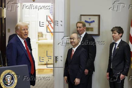 US President Donald Trump delivers remarks on AI Infrastructure in Washington, DC