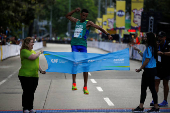 Venezuelans participate in the 9th CAF Caracas Marathon 2025, in Caracas