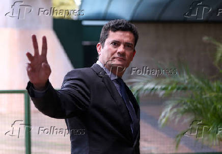 Sergio Moro concede coletiva no CCBB, em Braslia
