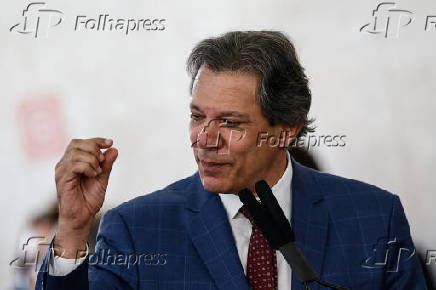 O ministro da Fazenda, Fernando Haddad, no lanamento do programa Acredita