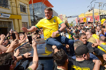 Bolsonaro faz campanha para Coronel Fbio em So Jos do Rio Preto