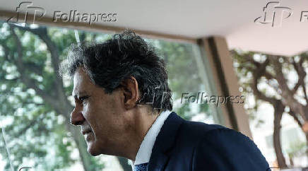 Haddad d entrevista aps reunio com Lula