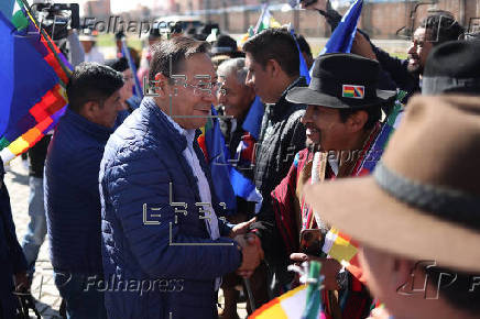 Arce celebra nueva presidencia oficialista que reemplaza a Morales con un ritual ancestal