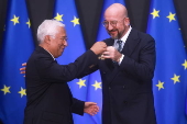 Charles Michel hands over power to Antonio Costa in EU Council