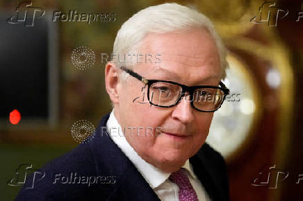 FILE PHOTO: Russian Deputy Foreign Minister Sergei Ryabkov attends a meeting in Moscow