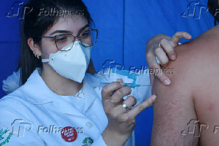 Nova Orla do Guaba recebe ponto de vacinao contra Covid-19