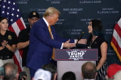 Republican Presidential Candidate Donald J. Trump Speaks to the Press in Austin, Texas