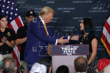 Republican Presidential Candidate Donald J. Trump Speaks to the Press in Austin, Texas