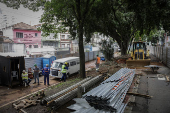 Corte de rvores na avenida Sena Madureira, em So Paulo (SP)