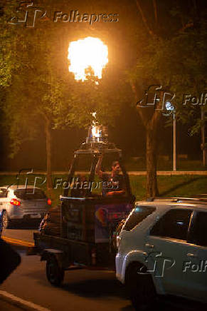 Carreata de fogo ilumina as ruas de Venncio Aires