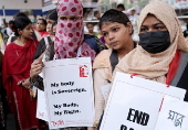 Mass rally in Kolkata to protest violence against women