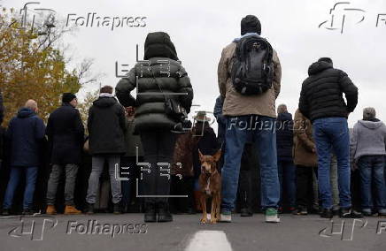 Protesters stage blockade in Belgrade to honor Novi Sad train station victims