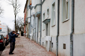 A view shows the house of the suspect of the Magdeburg Christmas market attack is believed to have lived, in Bernburg