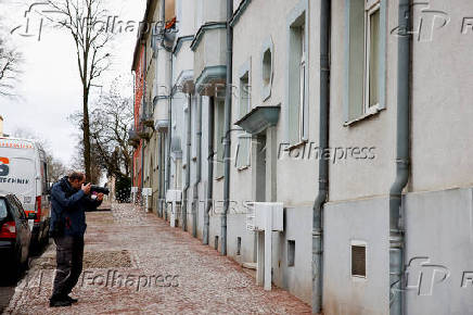 A view shows the house of the suspect of the Magdeburg Christmas market attack is believed to have lived, in Bernburg