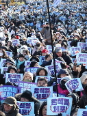 Anti-Yoon protest in southern Seoul