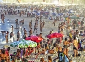 Praia de Copacabana no RJ