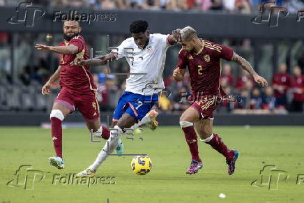 Soccer US Menfs National team vs Venezuela